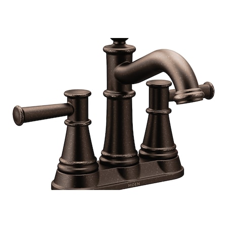 Moen Two-Handle Bathroom Faucet Oil Rubbed Bronze 6401ORB